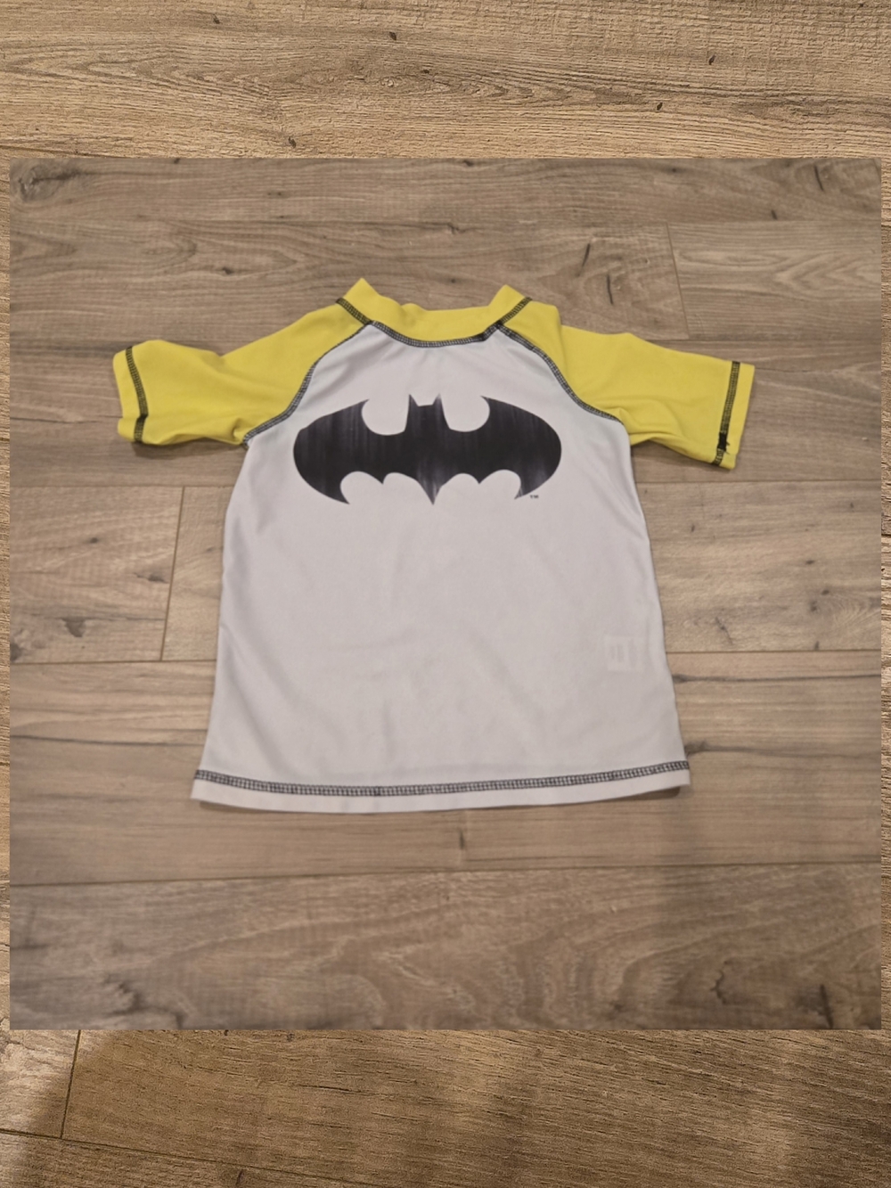 DC Comics Batman Toddler Boys Rash Guard Swim Shirt - Size 4T